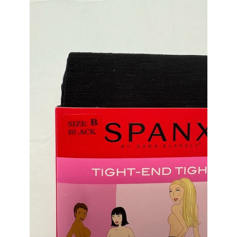 SPANX Tight-End-Tights Patterned - Sweater Stripe Shapewear Black Size B