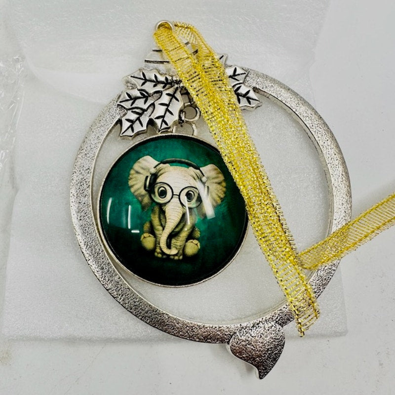 NEW Elephant Christmas Ball Ornaments Christmas Tree Decoration Hanging Ball