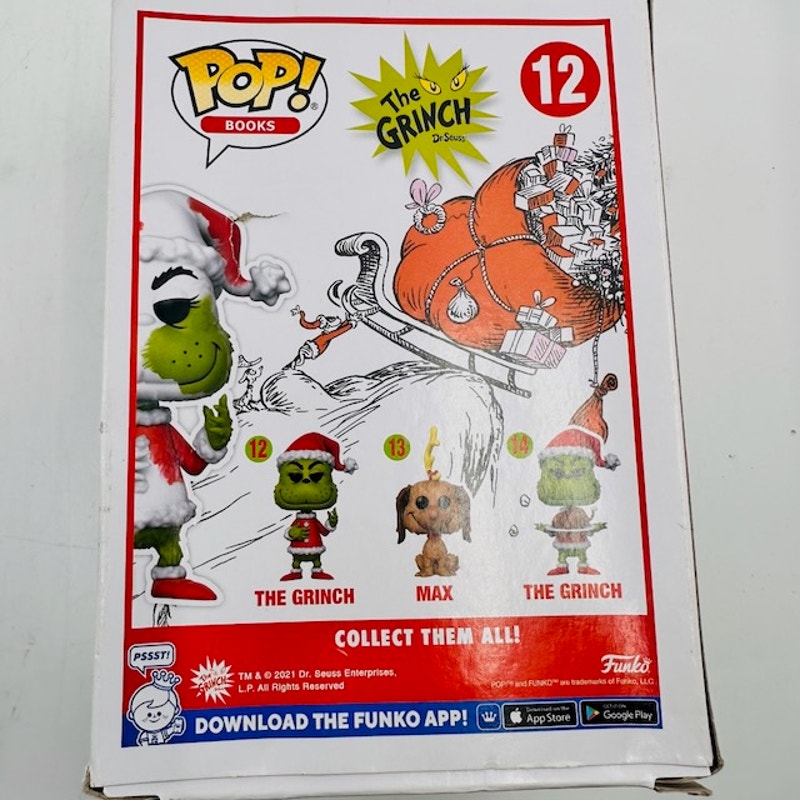 Funko Pop! Books: The Grinch 12 - The Grinch Santa DIY Special Edition #12
