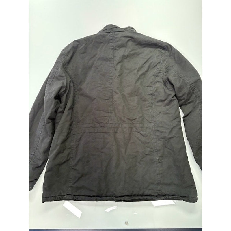 New Trend Winter Jacket Fleece Lined Zip-Up Front Pockets Black Mens Size XL