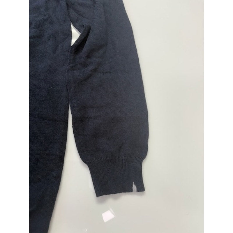 SUN68 Maglia Turtleneck Sweater Blended Cashmere Pullover Navy Mens Size L