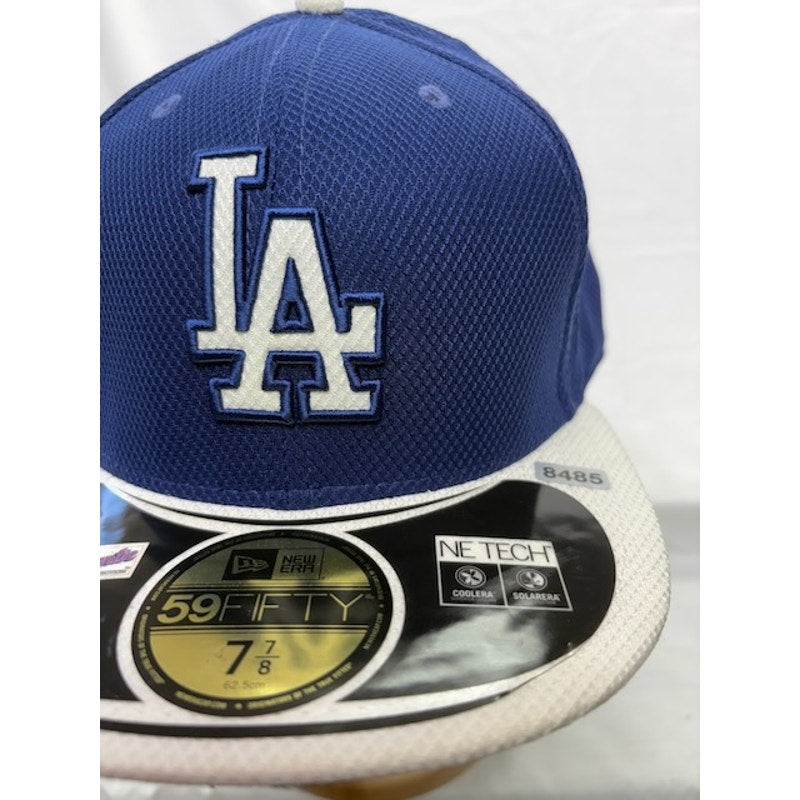 New Era 59FIFTY Los Angeles Dodgers Fitted Cap Blue/Gray Mens Size 7 7/8