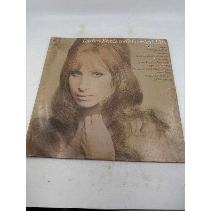 Barbra Streisand – Barbra Streisand's Greatest Hits 1970 Vinyl Album Record
