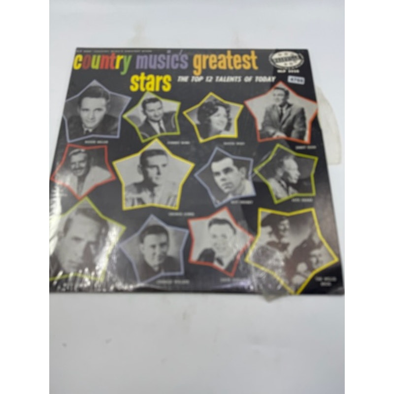 Various – Country Music's Greatest Stars - The Top 12 Talents Of Today Vinyl