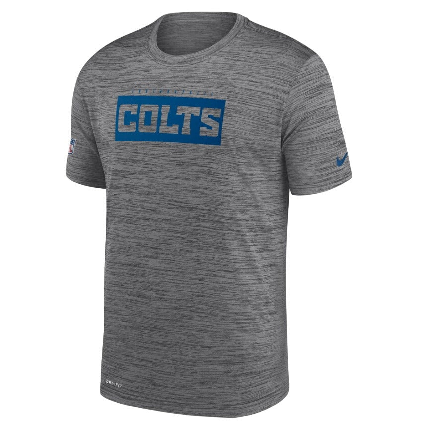 Nike Dri-FIT NFL Indianapolis Colts Performance Tee Heather Charcoal Mens Size M