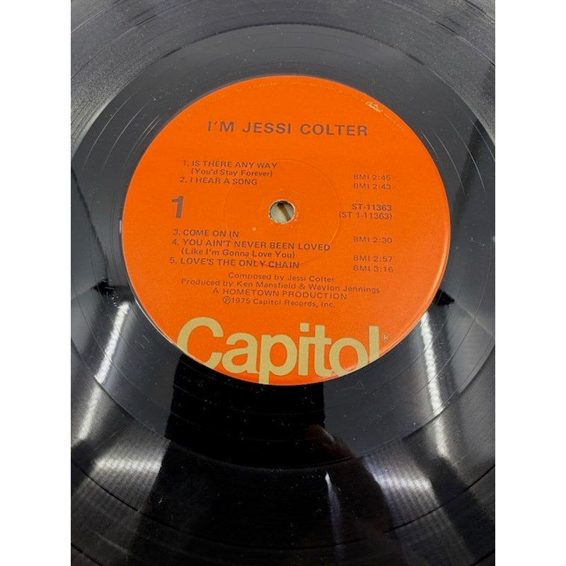 Jessi Colter – I'm Jessi Colter 1975 Vinyl Album Record