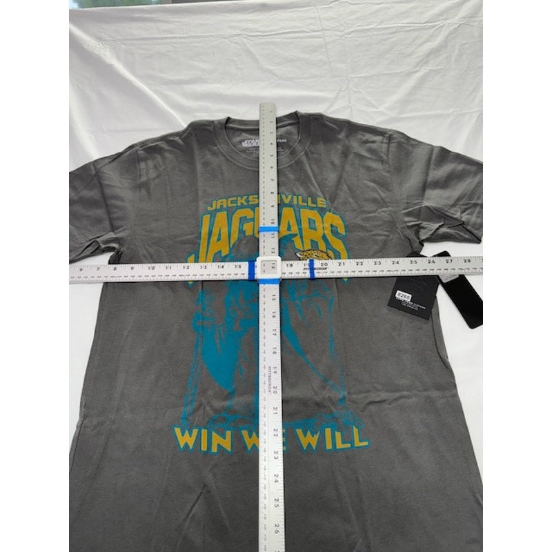 Junk Food X Star Wars Jacksonville Jaguars Win We Will T-Shirt Gray Mens S