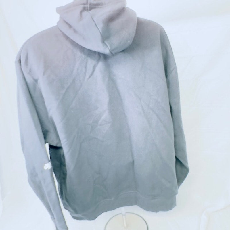 Nike Flight MVP Jumpman Fleece Pullover Hoodie Relaxed Fit Gray Mens Large