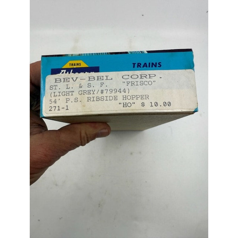 Athearn Bev Vel FRISCO 54 P.S. RIB SIDE HOPPER 271-1 Light Grey #79944