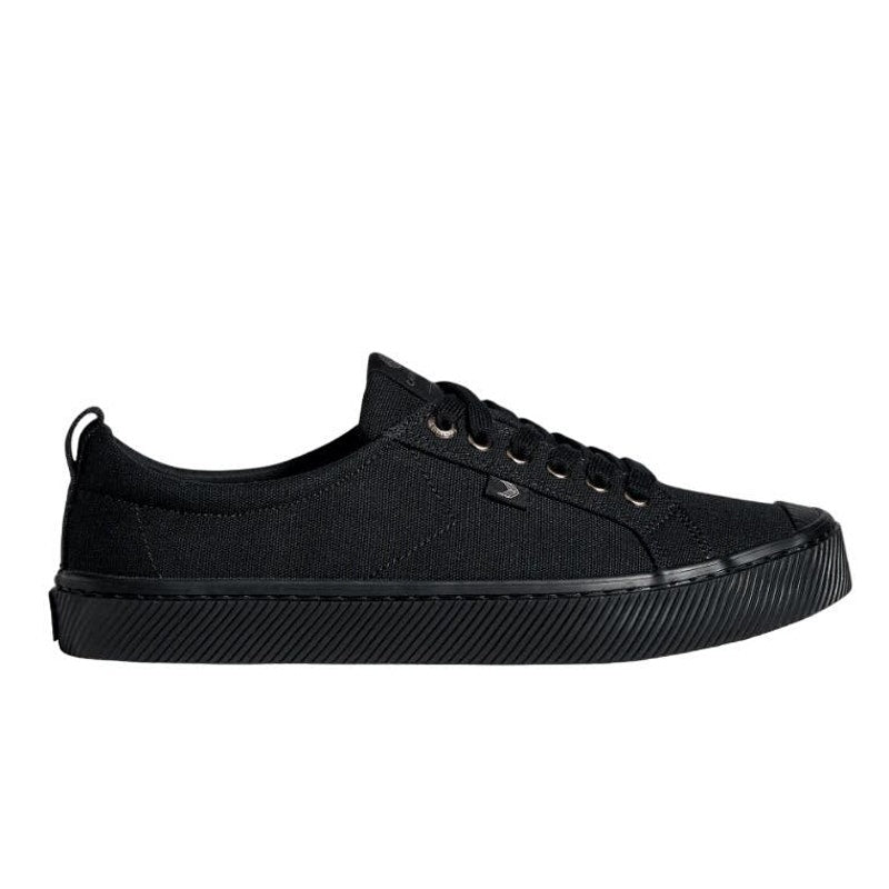 Cariuma Unisex Oca Low AB Canvas Sneaker Casual Shoes Lace-Up Black Size 5.5/7