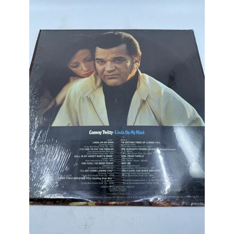 Conway Twitty – Linda On My Mind 1975 Vinyl Album Record