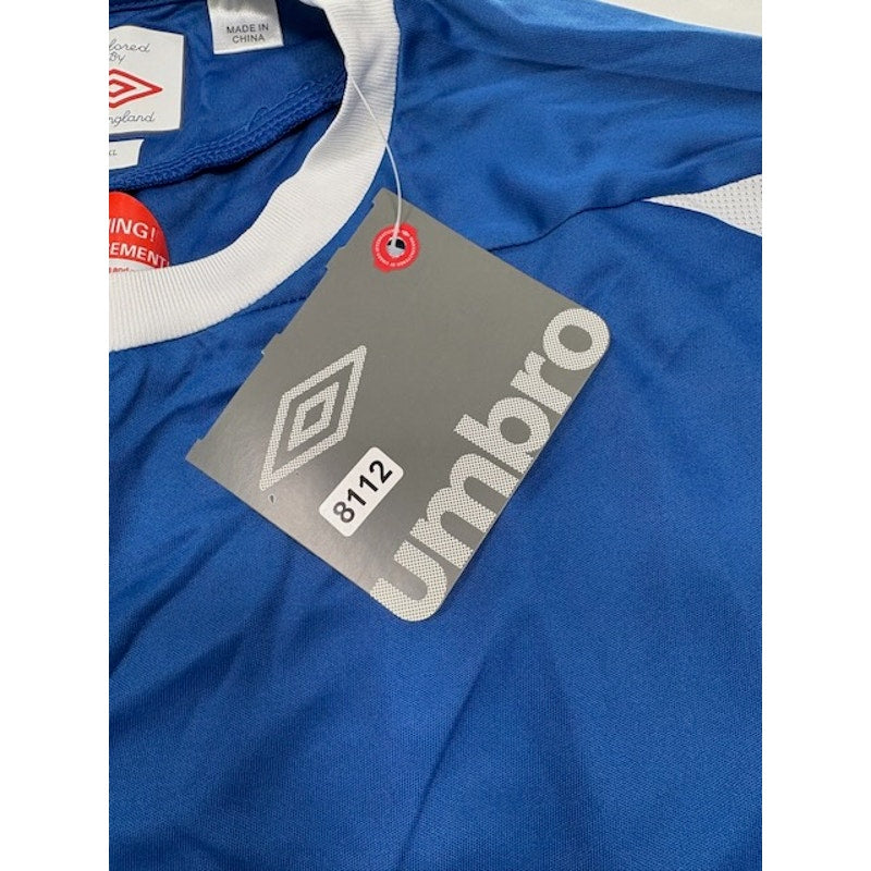 Umbro Manchester Football Jersey Short Sleeve Royal Blue/White Mens Size XXL