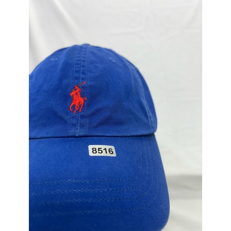 Polo Ralph Lauren Cap Red Pony Adjustable Strapback Blue Unisex Adult One Size