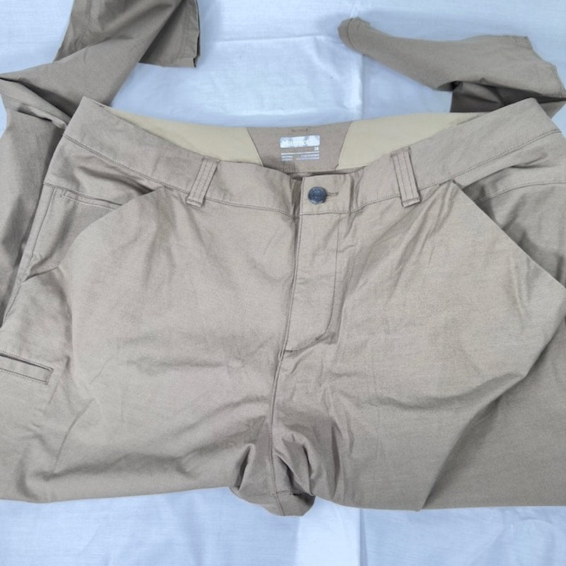 Marmot 4th And E Pants Tapered Leg Chino Khaki Stretch Cavern Brown Mens 38