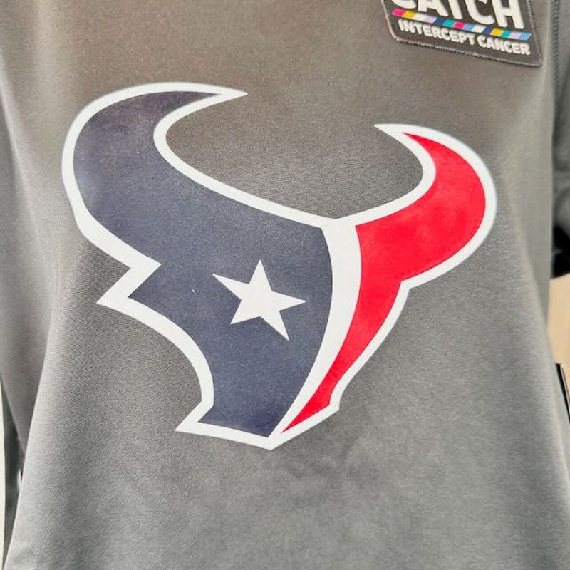 Nike NFL Houston Texans Crucial Catch Performance Hoodie Anthracite Womens L