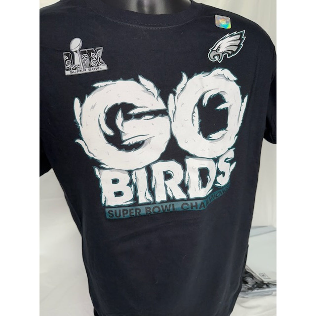 Philadelphia Eagles Super Bowl LIX Champions go Birds 2025 Official T-Shirt