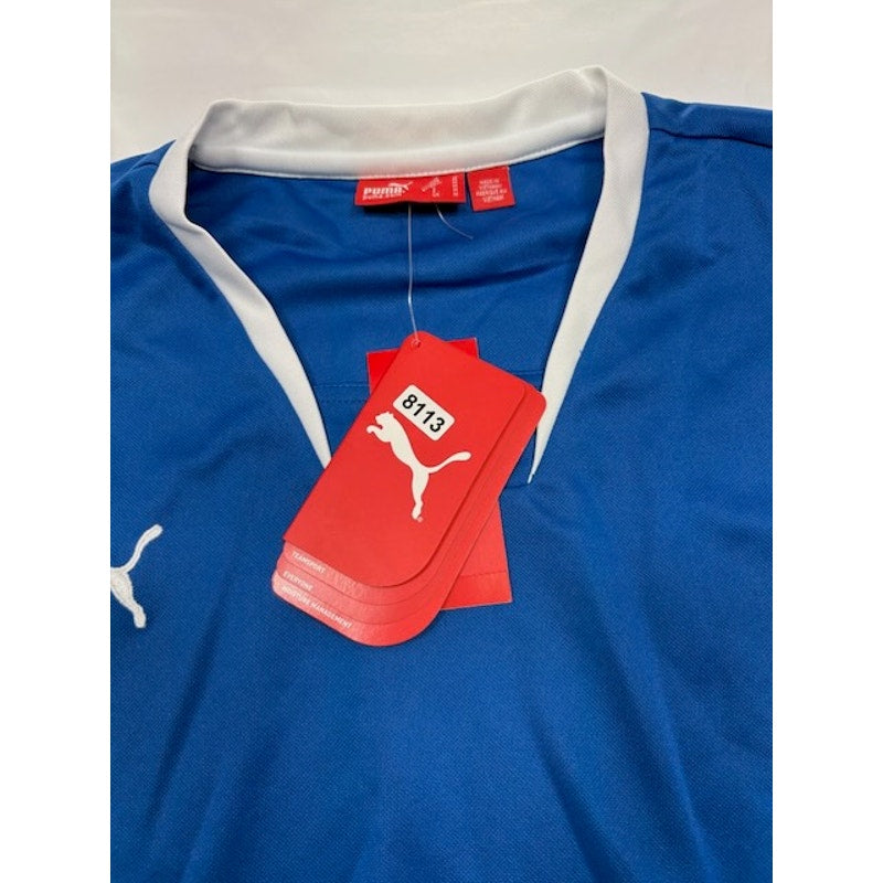 Puma Attaccante Jersey Shirt Short Sleeve Royal Blue/White Mens Size Medium