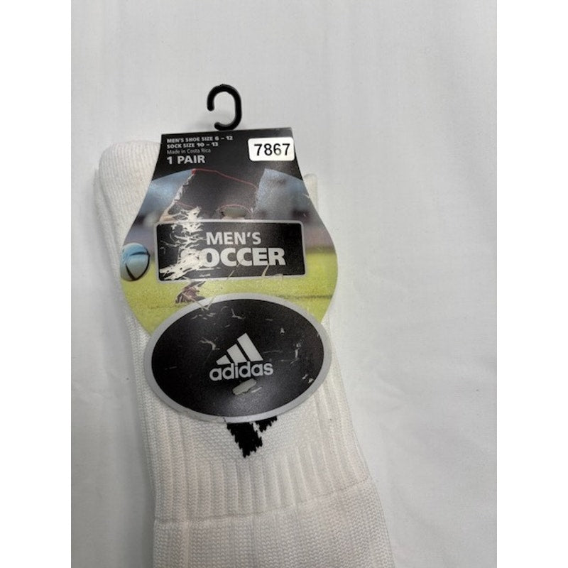 Adidas Copa Edge Soccer Socks Knee High White/Black Mens Shoe Size 6-12