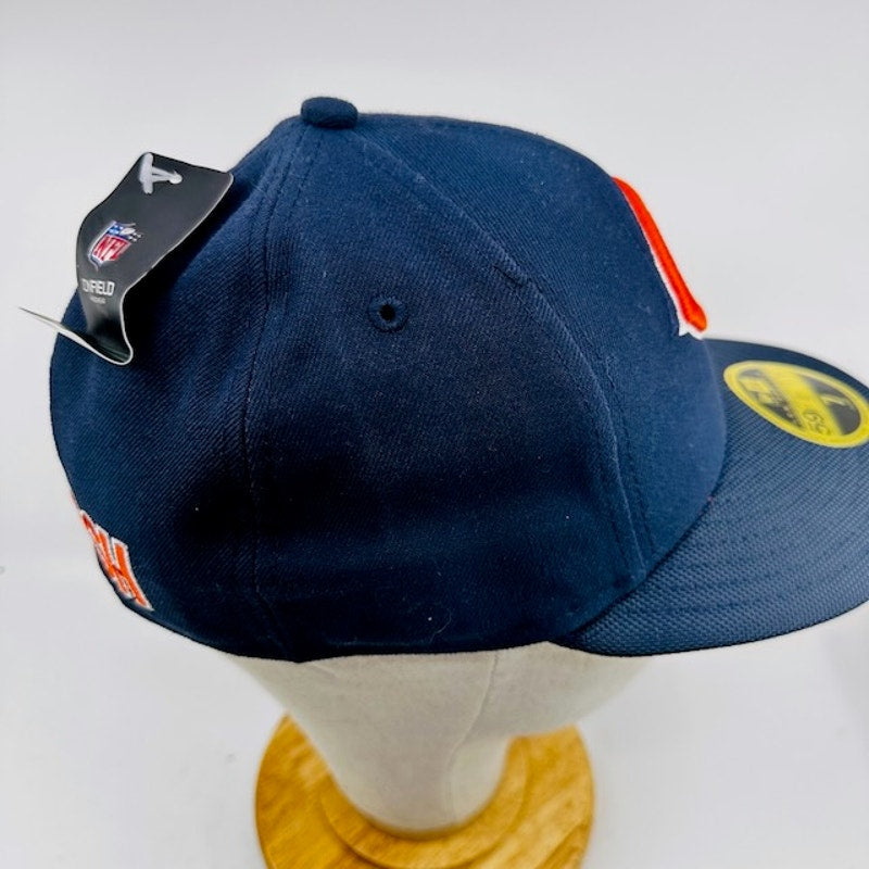 New Era NFL Chicago Bears 59Fifty Baseball Cap Fitted Navy Blue Mens Size 7