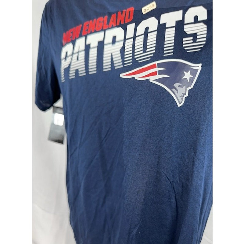 Nike New England Patriots Team Sideline Performance T-Shirt Blue Youth Size XL