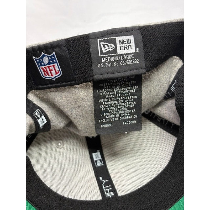 New Era 39THIRTY Chicago Bears 100th NFL Flex Hat Ligh Gray Mens Size M-L