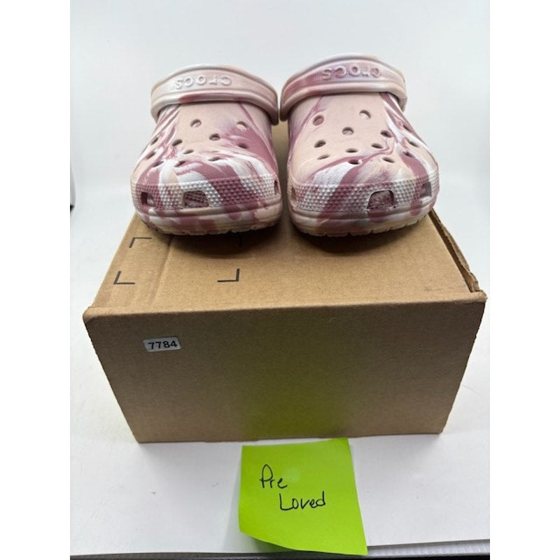 Crocs Classic Marbled Clog Slip-On Sandal Quartz/Multi Size Mens 5 Womens 7