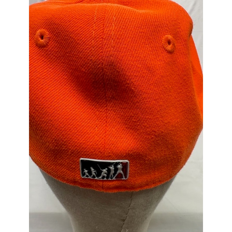 New Era New York Mets 59FIFTY Fitted Hat MLB Orange Unisex Adult Size 6 5/8