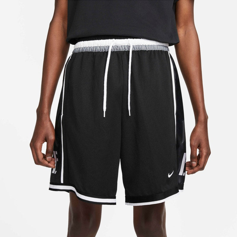 Nike Dri-FIT DNA Basketball Shorts Elastic Waist DX0255-010 Black Mens Sz M