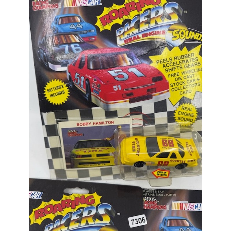 Racing Champions Roaring Racers NASCAR 1990 1:64 Scale Diecasts - 3 Pieces