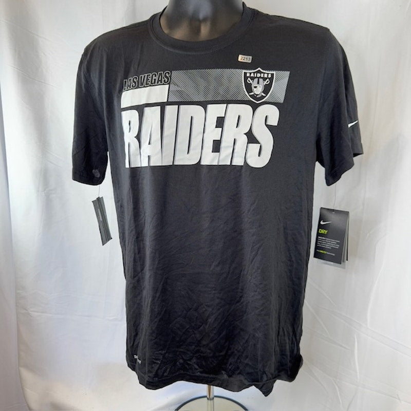 Nike Las Vegas Raiders Sideline Impact Legend Performance T-Shirt Black Mens M
