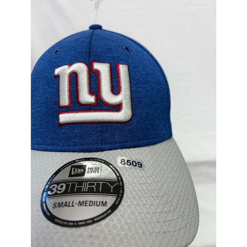 New Era 39THIRTY New York Giants Sideline NFL Cap Blue Gray Unisex Size S/M