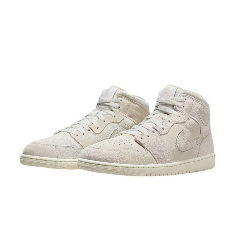 Air Jordan 1 Mid SE Craft Basketball Shoes Light Orewwood Brown Mens Sz 12