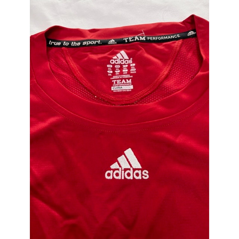 Adidas BG CCI Crew 09 Training Jersey T-Shirt SS Red/White Mens Size 2XL