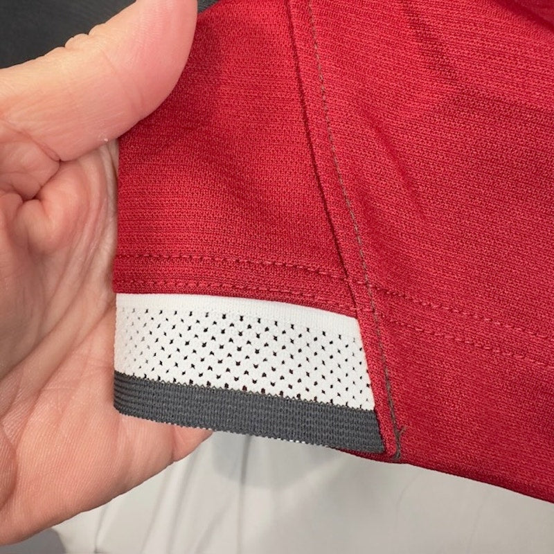 Nike Oklahoma Sooner Football On Field 1/4 Zip Jacket Gray Red Mens Size Large