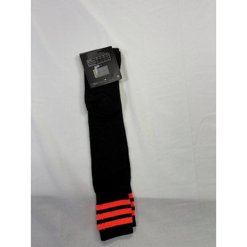 Adidas Copa Zone Cushion Soccer Socks Black/Infrared Size M M 5-8.5/W 5-9.5