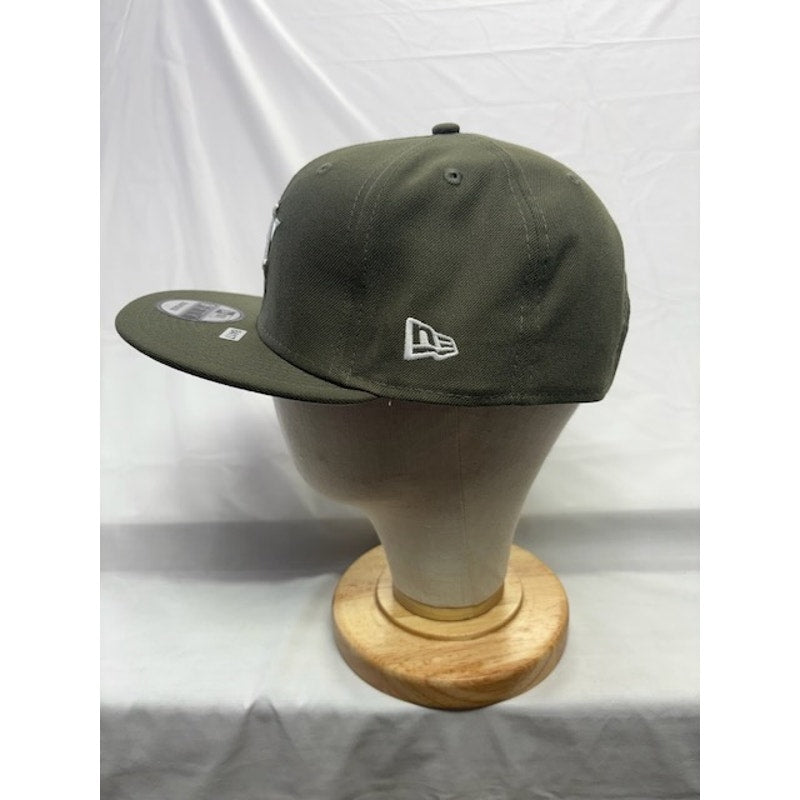 New Era 9FIFTY Houston Astros Snapback Hat MLB Flat Brim Olive Green Unisex OSFM