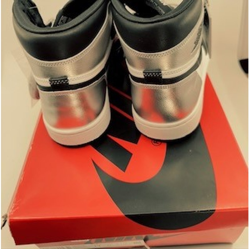 Nike Air Jordan 1 Retro High OG Silver Toe Sneakers CD0461-001 Womens Size 11