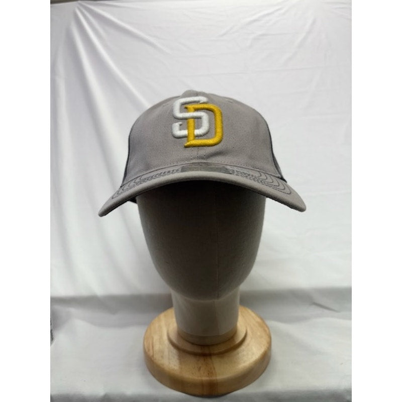47 Brand San Diego Padres Adjustable Hat Embroidered Logo Gray Black OSFM