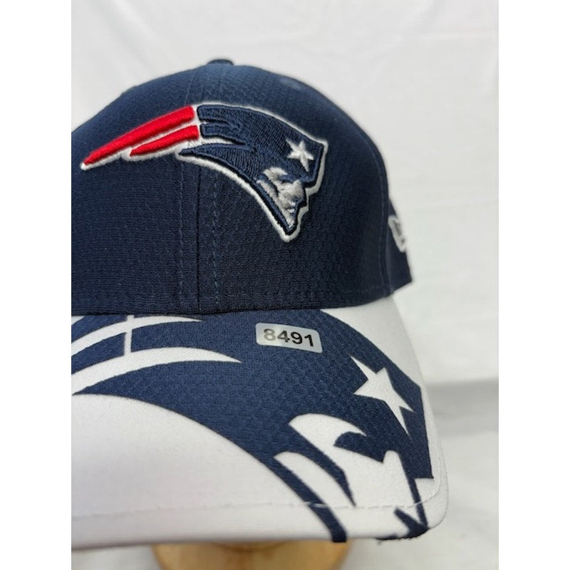 New Era 39THIRTY New England Patriots Flex Fit Hat Navy Blue Mens Size L-XL