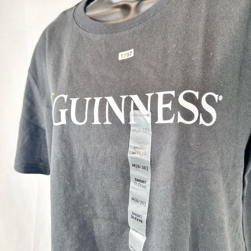 Carhartt Guinness Short Sleeve T-Shirt Crewneck Rib Knit Black Womens Size M