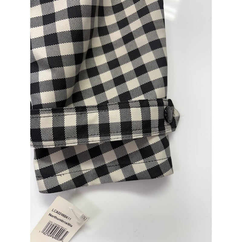 Barbour by ALEXACHUNG Ivy Casual Jacket Northumbria Check Black/White Size 8