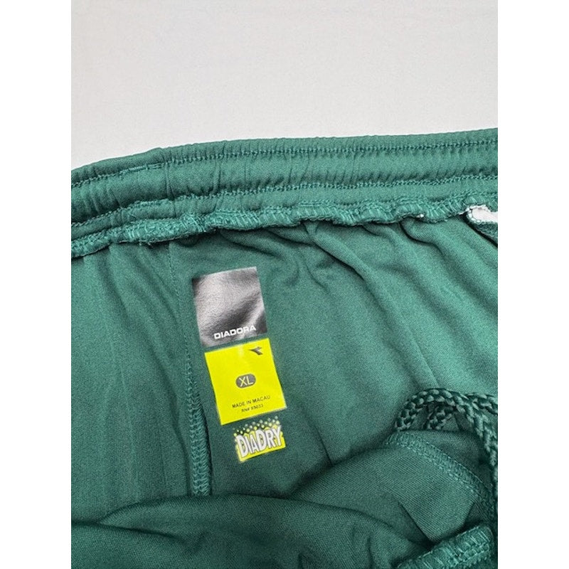 Diadora Diadry Vitale Shorts Elastic Waist Pull-On Green/White Womens Sz XL