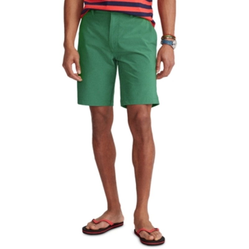 Polo Ralph Lauren All-Day Performance Beach Chino Shorts Green Mens Size 40