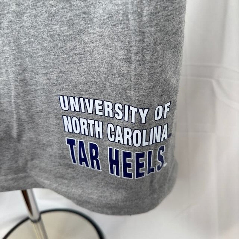 Mitchell & Ness City Collection North Carolina Tar Heels Tee Gray Mens Size XS
