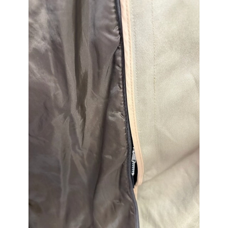 London Fog Vintage Trenchcoat Full-Zp Classic Old Money Luxury Tan Womens Sz 44