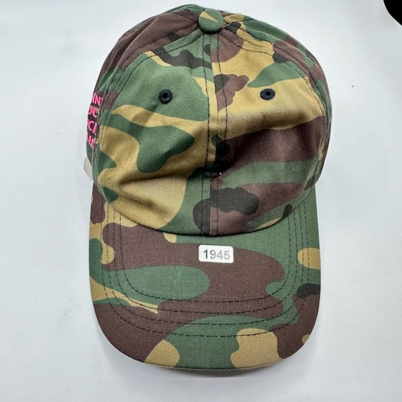 Yupoong The Classics Flexfit Camo Dad Cap Adjustable Fit Brown Green Mens OS
