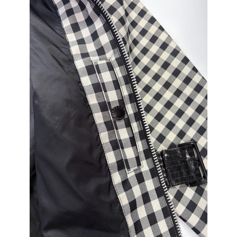 Barbour by ALEXACHUNG Ivy Casual Jacket Northumbria Check Black/White Size 2