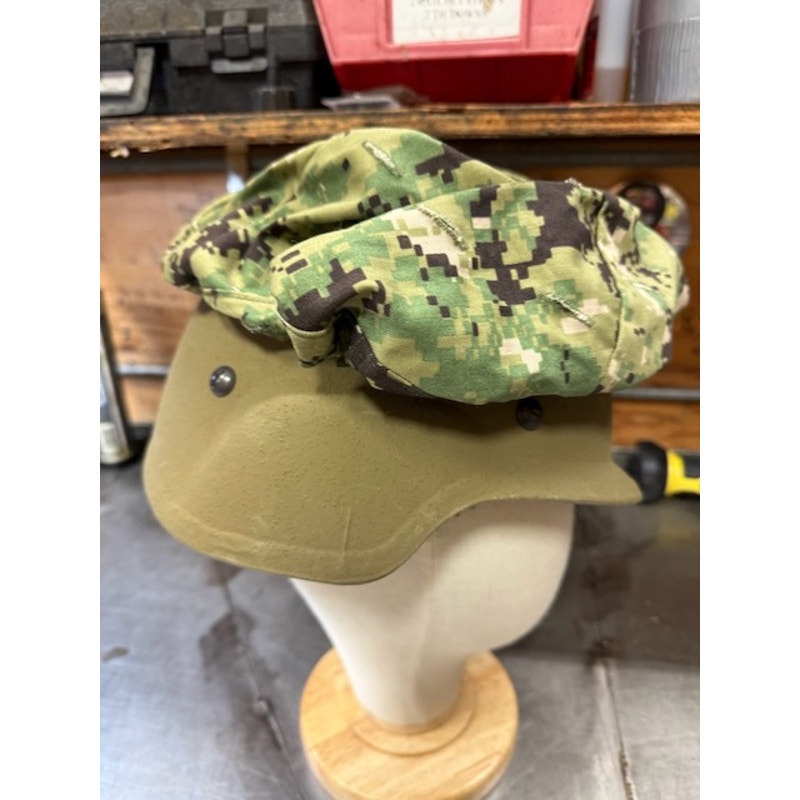 BAE Systems Military Lightweight Ballistic Helmet SPM1C1-10-C-0011 Green Size L