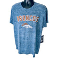 47 Brand Denver NFL Broncos T-Shirt Short Sleeve Graphic Print Blue Mens L