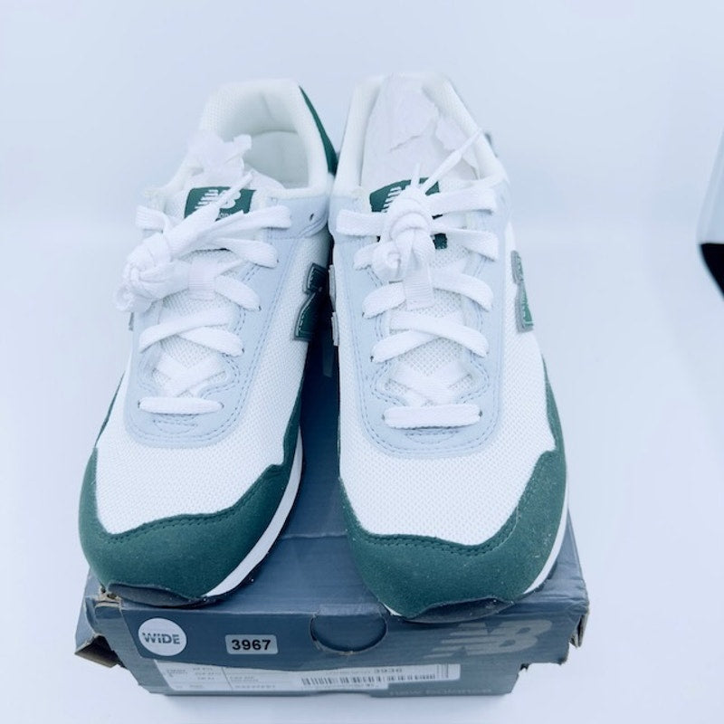 New Balance 515 V3  Classic Sneakers Low Top Lace Up White Green Boys 5W